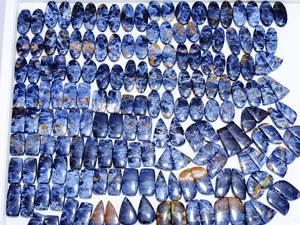 Par de cabujones de piedras preciosas de cuarzo Pietersite azul de alta calidad de grado AAA azul Natural para la fabricación de joyas - Product Image 6