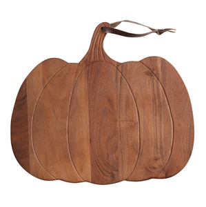 Tabla de cortar de madera exigente, accesorios de cocina recién llegados en forma de manzana, diseño hecho a mano Natural - Product Image 6