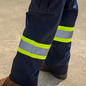 Pantalon de sécurité réfléchissant haute visibilité de meilleure qualité pour hommes vente en gros de vêtements de travail pour hommes - Product Image 5