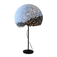 Lampe de table en métal au design européen moderne et luxueux, alimentation AC/DC, lumière respectueuse de l'environnement et protectrice des yeux, ampoules halogènes à intensité variable de 24 pouces, pour la maison