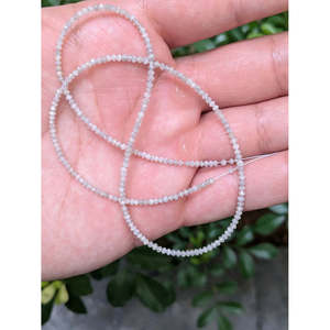 Diamants blancs facettés en forme de rondelle de 2,2 mm, super rares, en vrac - Product Image 1