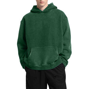 Sudaderas con capucha de alta calidad para hombre, ropa de calle Unisex, sudaderas con capucha de manga larga sueltas con hombros caídos en blanco personalizadas, abrigo para mantener el calor - Product Image 2