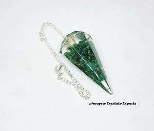 Péndulo de Radiestesia Triangular de Cornalina Roja Orgone Pulida e Impermeable a Precio de Amayra Crystal Export - Product Image 5