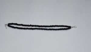 Natural Black <b>Top</b> Selling Latest Design 2023 Natural Gemstone.4mm Hand Bracelet for Women and Girls sterling <b>silver</b> bracelet - Product Image 4