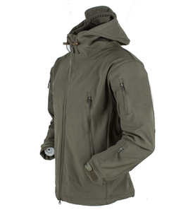 Chaqueta Softshell con Capucha, Chaqueta Impermeable, Chaquetas Forradas, Senderismo al Aire Libre - Product Image 2