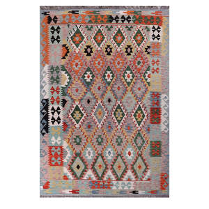 Tapis kilim d'Afghanistan Maimana 293 x 198 cm, ensemble de tapis traditionnels afghans - Product Image 1
