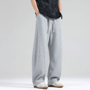 Pantalon pour homme en coton tissé léger de style baggy, confortable, décontracté, pour le travail, les voyages, élégant et léger - Product Image 2