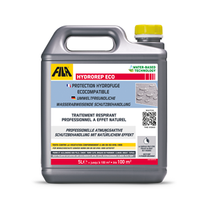 FILA Solutions d'entretien des surfaces HYDROREP ECO Protecteur hydrofuge pour pierre et terre cuite Anti-algues Résistant aux UV Anti-jaunissement 5L - Product Image 1