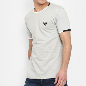 Calidad Premium del fabricante 220 GSM Summer Streetwear Elegante algodón poliéster O-cuello de secado rápido transpirable hombres camisetas - Product Image 1