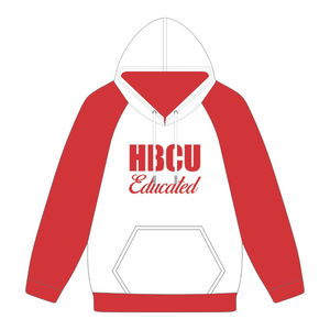 Sudadera con Capucha de Manga Raglán con Bordado Chenille de la Hermandad Griega Delta Divine Nine, Estilo HBCU, Personalizable - Product Image 2