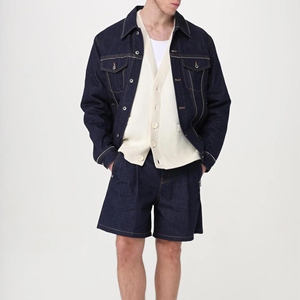 2025 Short en jean décontracté avec logo personnalisé de la meilleure qualité du fabricant Style de base respirant pour la saison d'hiver en vente - Product Image 2