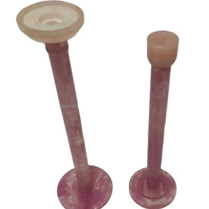 Luxury Elegant Handmade Resin Candle Holder Set Custom New Design for Home Decorative and <b>Wedding</b> <b>Pack</b> of 2 Pieces - Product Image 1