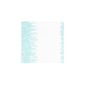 Serviettes imprimées Sonora Aquamarine blanches 48x48cm, Bambutex Naturel, 300 pièces, B2B - Product Image 1