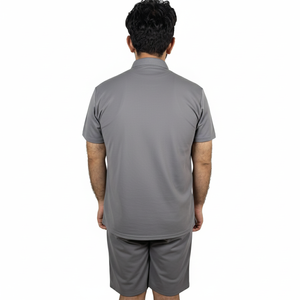 Arrivals Summer Outfits <b>Men</b> Fashion Striped Shirt And Shorts <b>Set</b> High Quality Breathable <b>Men</b> cotton polyester Short <b>Sets</b> - Product Image 2