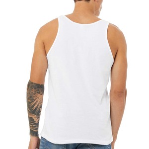 Débardeurs de style jersey en coton peigné Bella Canvas pour hommes pour la salle de sport - Product Image 6