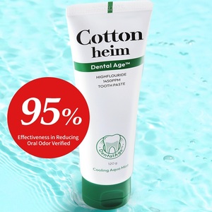 Hàn Quốc chăm sóc răng miệng nhóm cottonheim cao Fluoride 1450ppm xấu hơi thở chăm sóc kem đánh măng-làm mát Aqua bạc hà hương vị OEM/ODM - Product Image 4
