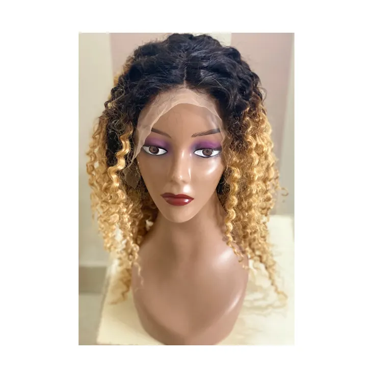 Exporter of Superior Quality 100% Raw Unprocessed Indian 4x4 Deep Curly Human Hair Extensions Wigs at Affordable Price