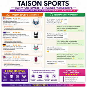 ชุดว่ายน้ำกีฬาผู้หญิงแบบชิ้นเดียว TAISON SPORTS 220GSM ผ้ายืดสแปนเด็กซ์/ไนลอน สีน้ำเงินไลม์ ลายพิมพ์ดิจิทัล แห้งเร็ว - Product Image 6