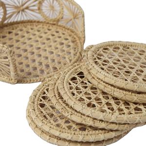 Décoration créative napperon Design moderne nouveau look sous-verre en jute élégant pour la maison hôtel Table sous-verre en jute haute vente - Product Image 1