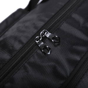 OEM Custom Genuine Leather Duffel Bag Waterproof Gym Sports Travel Bag <b>Large</b> Capacity Overnight Weekender Bag - Product Image 6