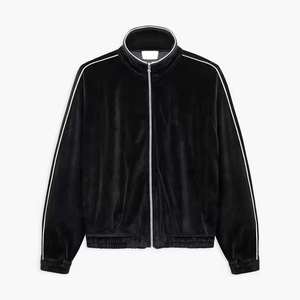 Último estilo de talla grande con logotipo personalizado, chándales para hombre, chándal de terciopelo, trajes para correr para hombre, conjunto de 2 piezas, chándal de terciopelo para hombre - Product Image 2