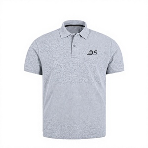 เสื้อโปโลผู้ชายแบบลำลองเสื้อโปโลสีทึบระบายอากาศได้ดีดีไซน์ใหม่โลโก้ตามสั่ง - Product Image 1