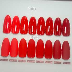 A10jet per la collezione di smalti gel rosso Hollywood, 36 tonalità di rosso per gli appassionati di nail art - Product Image 1