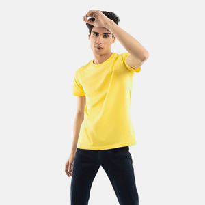 เสื้อยืดผู้ชายสำหรับใส่วิ่งออกกำลังกายผ้าฝ้ายมาใหม่ล่าสุดดีไซน์ใหม่ - Product Image 5