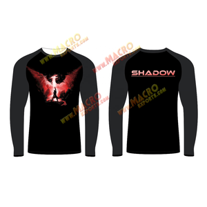 เสื้อรัดกล้ามเนื้อแขนยาว MMA แบบพิมพ์ลายซับลิเมชั่นด้วยความร้อน รุ่นใหม่ล่าสุด สำหรับเล่นกีฬา - Product Image 4