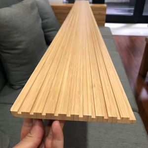 Новый дизайн, прочная бамбуковая стеновая панель из цельной нити, тканая стеновая панель, бамбуковый потолок для внутреннего и наружного применения - Product Image 1