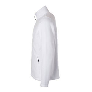 <b>Men's</b> Arctic <b>White</b> Performance <b>Fleece</b> Jacket | 300 GSM Ultra-Soft Thermal Mid-Layer | OEM Precision-Engineered Elite Workwear - Product Image 4