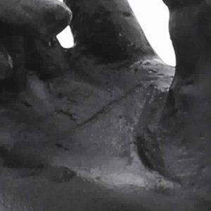 รูปปั้นแกะสลักโลหะด้วยมือมนุษย์ใหม่ทันสมัยสีดำคุณภาพสูงจาก2025อินเดีย - Product Image 3