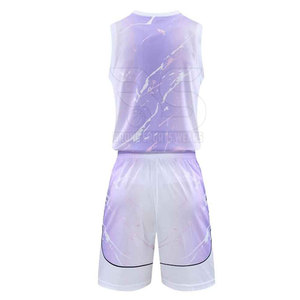Uniforme de basket-ball pour hommes haute performance, maillot respirant, shorts légers, vêtements de sport durables, parfaits pour les joueurs adultes - Product Image 2