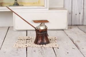 Cafetière turque en cuivre martelé à la main, écologique, vaisselle, tasse à café, décoration de table pour la maison, la cuisine, le restaurant, l'hôtel, les fêtes - Product Image 6