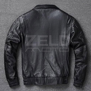 2025 veste en cuir d'hiver hommes en cuir grande taille usine fournit directement des vestes en cuir pour hommes - Product Image 4
