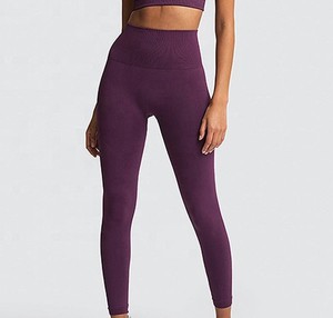 Women's Gym Wear Customizable Breathable Fitness <b>Leggings</b> with Logo at Waist <b>Hot</b> Selling Wholesale Rate - Product Image 1
