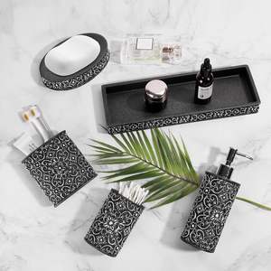 Organizador de baño de resina hecho a mano de calidad superior Juego duradero y confiable al mejor precio Accesorio de Venta caliente - Product Image 6