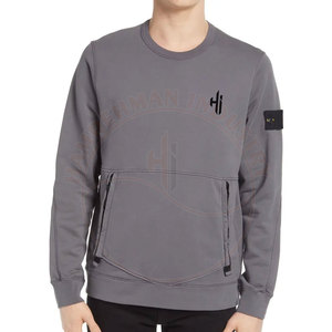 เสื้อกันหนาวแบบสวมหัวของผู้ชาย, เสื้อกันหนาวผ้าฝ้าย100% คอตตอนคอกลมออกแบบโลโก้ได้ตามต้องการแบบพรีเมียม - Product Image 1