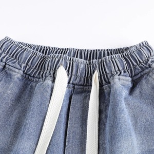 Short en jean de haute qualité pour hommes, taille XS, mi, vêtements de sport en denim délavé, Bermudas à motif solide, vente en gros à des prix abordables - Product Image 4