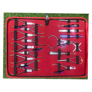 Kit de Herramientas de Ortodoncia Dental, 18 Piezas, Alicates de Ortodoncia de Acero Inoxidable con Punta TC, Nuestra Producción, Hecho por Wenquar - Product Image 1