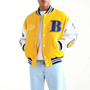 New Arrival High Quality Lettermen Jackets Comfortable <b>Stand</b> Collar Winter Jacket Lightweight Breathable Canvas Made Pakistan - Product Image 1
