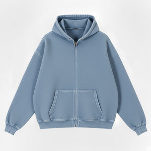 Sweat à capuche tendance délavé à l'acide 100% coton molletonné Design entièrement personnalisé pour le streetwear ou les vêtements décontractés ou les vêtements de sport pour unisexe - Product Image 1