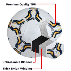 Balón de Fútbol de Alta Calidad con Tamaño Personalizado, Balón de Fútbol con Logotipo Personalizado Impreso para Uso Adulto - Product Image 4