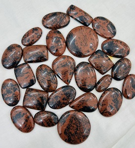 Venta al por mayor AAA grado pulido a mano Marconi obsidiana cabujón piedra preciosa curativa Natural joyería personalizada fabricación certificada por terceros - Product Image 1