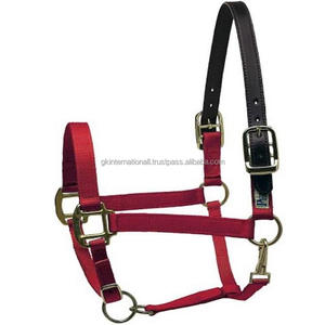 100% Material Original correas de nailon grueso caballo de nailon Halter de alta calidad último diseño carreras de caballos Halter y accesorios - Product Image 6