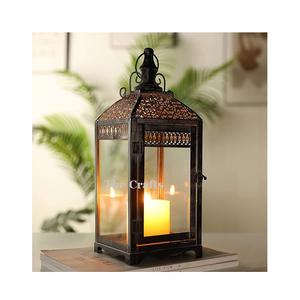 Exclusive Quality <b>Lantern</b> In Iron And Glass <b>Lantern</b> Customized Size And Shape <b>Lantern</b> For Home Hotel Use - Product Image 2