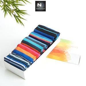 ถุงเท้าไม้ไผ่ยาวลำลองผู้ชายหลากสี,ถุงเท้าไม้ไผ่เนื้อผ้านุ่มต้านเชื้อแบคทีเรียไซส์ใหญ่ตามความต้องการใช้งานกลางแจ้ง - Product Image 2