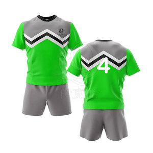 ชุดเครื่องแบบรักบี้ดีไซน์ใหม่สำหรับทีมมาใหม่เครื่องแบบรักบี้ออกแบบโลโก้ตามต้องการ - Product Image 1