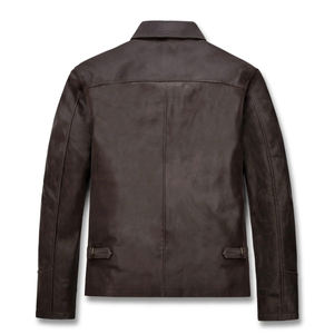 Chaqueta de Cuero para Hombre a Precio de Mayoreo, Chaqueta de Cuero Genuino de Alta Calidad, Nueva Chaqueta de Cuero de Moda para Hombre a Precio Económico - Product Image 2