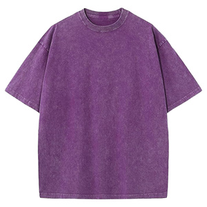 T-shirt lourd de lavage à l'acide de haute qualité pour hommes directement du fabricant bangladais OEM t-shirt personnalisé avec qualité d'exportation 100% - Product Image 2